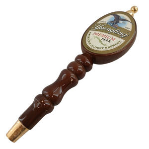 Yuengling Premium Beer Tap Handle Brown Wood Style Oval Logo 11.5” Draft Barware